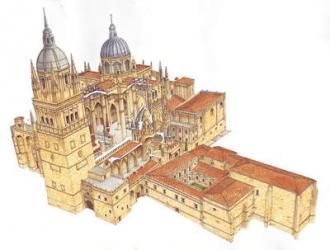 Salamanca Cathedral. Spain | Obraz na stenu