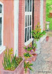 View from the Cottage Kitchen Window with Plants, 2010, gouache | Obraz na stenu