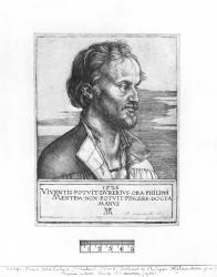 Portrait of Philipp Melanchthon, 1526 (engraving) (b/w photo) | Obraz na stenu