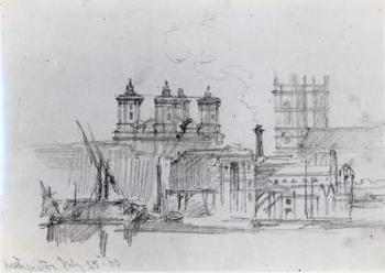 Sketch of Westminster, 1860 (pencil on paper) | Obraz na stenu