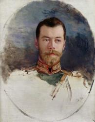 Study for a portrait of Tsar Nicholas II (1868-1918) 1898 (oil on canvas) | Obraz na stenu