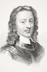 John Hampden, illustration from 'Old England's Worthies' by Lord Brougham, published c.1880 (engraving) | Obraz na stenu