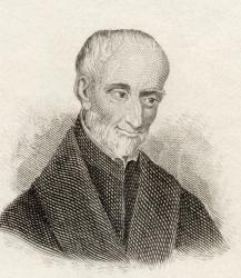 Denis Petau, from 'Crabb's Historical Dictionary', published 1825 (litho) | Obraz na stenu