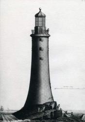 South Elevation of the Stone Lighthouse completed upon the Edystone in 1759, 1763 (engraving) | Obraz na stenu