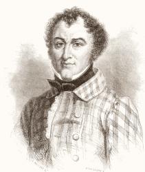 John Martin, 1789 1854. English Romantic artist, engraver and illustrator. From Histoire des Peintres, École Anglaise, published 1867 (litho) | Obraz na stenu