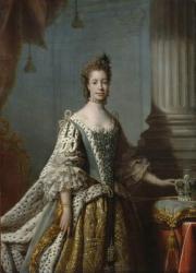 Charlotte Sophia of Mecklenburg-Strelitz, 1762 (oil on canvas) | Obraz na stenu