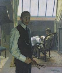 Self Portrait in the Studio, 1904 (oil on canvas) | Obraz na stenu