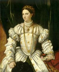 Portrait of a Lady in White, c.1540 (oil on canvas) | Obraz na stenu