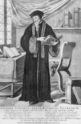 John Calvin (engraving) (b/w photo) | Obraz na stenu