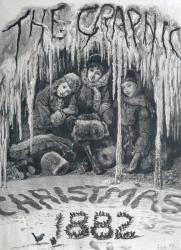 Front cover of 'The Graphic', Christmas 1882 (litho) | Obraz na stenu