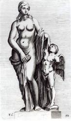 Heavenly Venus, c.1653 (etching) (b/w photo) | Obraz na stenu