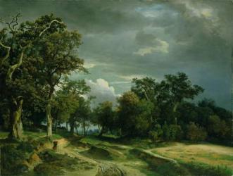 The Path on the Edge of the Wood, c.1851 (oil on canvas) | Obraz na stenu
