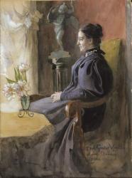 Eva Upmark, 1896 (w/c on paper) | Obraz na stenu