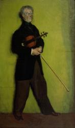 Portrait of the Violinist Larrapide, 1910 (oil on canvas) | Obraz na stenu