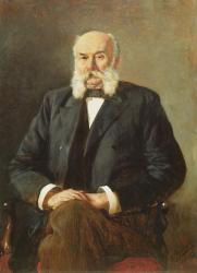 Portrait of Ivan Gontcharov, 1888 (oil on canvas) | Obraz na stenu