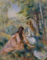In the Meadow, 1888-92 (oil on canvas) | Obraz na stenu