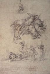 The Fall of Phaethon, 1533 (pencil on paper) | Obraz na stenu