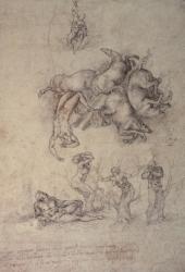 The Fall of Phaethon, 1533 (pencil on paper) | Obraz na stenu