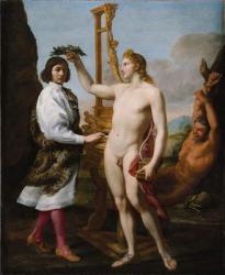 Marcantonio Pasqualini Crowned by Apollo, 1641 (oil on canvas) | Obraz na stenu