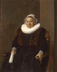 Portrait of an Elderly Woman, traditionally called Mevrouw Bodolphe, 1643 (oil on canvas) | Obraz na stenu