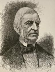 The Late Ralph Waldo Emerson (1803-82), from 'The Illustrated London News', 6th May 1882 (engraving) | Obraz na stenu