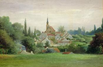 Verriere-le-Buisson, c.1880 (gouache on paper) | Obraz na stenu