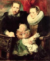A Family Portrait, c.1618-21 (oil on canvas) | Obraz na stenu