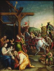 The Adoration of the Magi, late 16th century (oil on copper) | Obraz na stenu