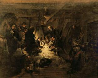 The Death of Nelson, 21st October 1805, 1807 (oil on canvas) | Obraz na stenu