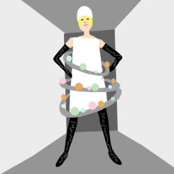 Orbit Dress (digital) | Obraz na stenu