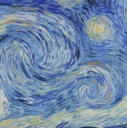 The Starry Night, June 1889 (oil on canvas) (detail of 702746) | Obraz na stenu