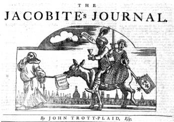 Title Vignette of 'The Jacobite's Journal', 1748 (woodcut & letterpress) | Obraz na stenu