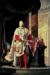 Emperor Francis I of Austria, 19th century (oil on canvas) | Obraz na stenu
