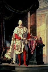 Emperor Francis I of Austria, 19th century (oil on canvas) | Obraz na stenu