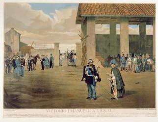 The Armistice of Vignale (colour litho) | Obraz na stenu