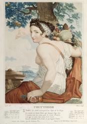 Fructidor (August/September) twelfth month of the Republican Calendar, engraved by Tresca, c.1794 (coloured engraving) | Obraz na stenu