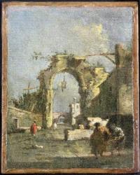 A Capriccio - Ruins, 18th century | Obraz na stenu