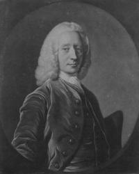 John Coutts Esq., Lord Provost of Edinburgh, engraved by James McArdell (engraving) (b/w photo) | Obraz na stenu