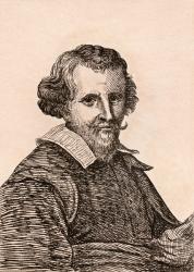 David Teniers the Elder, illustration from '75 Portraits Of Celebrated Painters From Authentic Originals', published in 1817, London (engraving) | Obraz na stenu