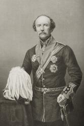 William Fenwick Williams of Kars (1800-83) K.C.B., engraved by D.J. Pound from a photograph, from 'The Drawing-Room of Eminent Personages, Volume 2', published in London, 1860 (engraving) | Obraz na stenu