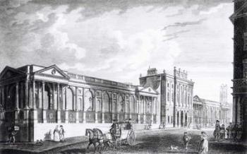 A View of the Bank of England, Threadneedle Street, London, 1797 (engraving) | Obraz na stenu