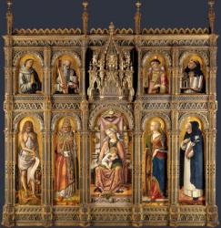 The Demidoff Altarpiece, 1476 (tempera on panel) | Obraz na stenu