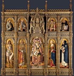 The Demidoff Altarpiece, 1476 (tempera on panel) | Obraz na stenu