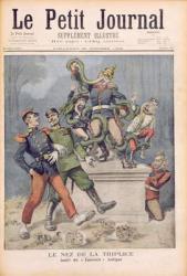 The Allies' Nose, after Laocoon, from 'Le Petit Journal', 25th October 1896 (litho) | Obraz na stenu