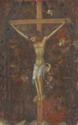 The Crucifixion (reverse), c.1415 (tempera on panel) | Obraz na stenu