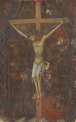 The Crucifixion (reverse), c.1415 (tempera on panel) | Obraz na stenu