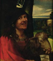 Portrait of a Court Jester (oil on canvas) | Obraz na stenu