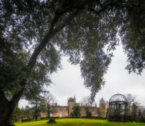 Château Malromé, Saint-André-du-Bois, Gironde Department, Acquitaine, France (photo) | Obraz na stenu