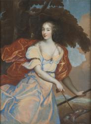 Louise de la Vallière as Diana (oil on canvas) | Obraz na stenu
