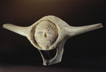 Janus Head, from Cape Dorset (whale vertebrae) | Obraz na stenu